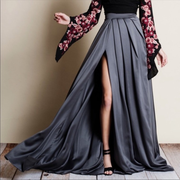 Lux Dresses & Skirts - Satin maxi skirt